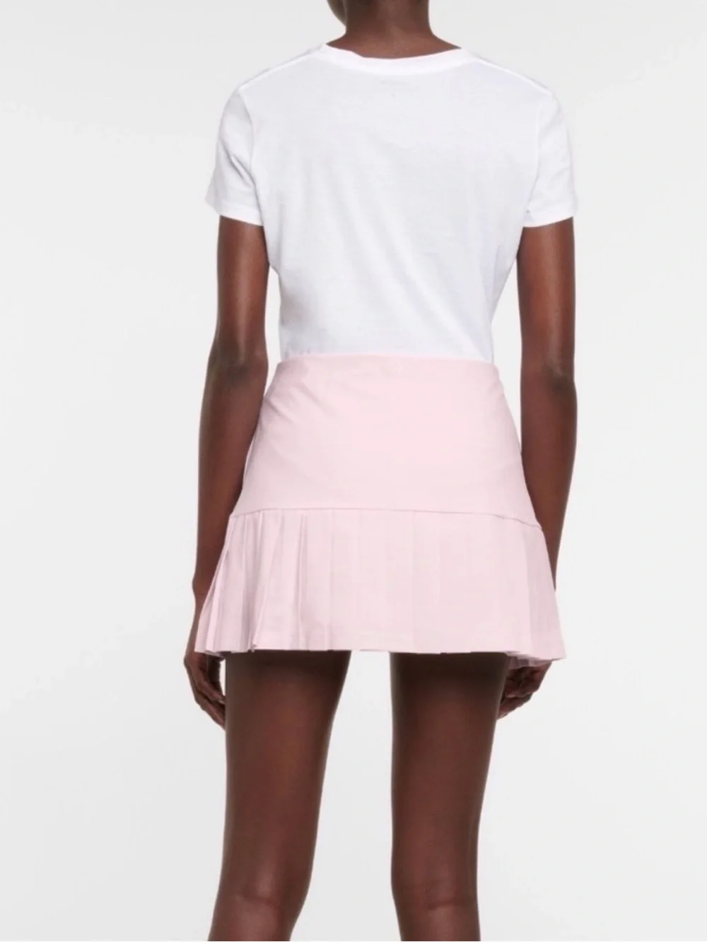 $148 NWT Tory Burch Pleated Hem Tennis Golf Pickleball Skirt Skort Cotton Pink